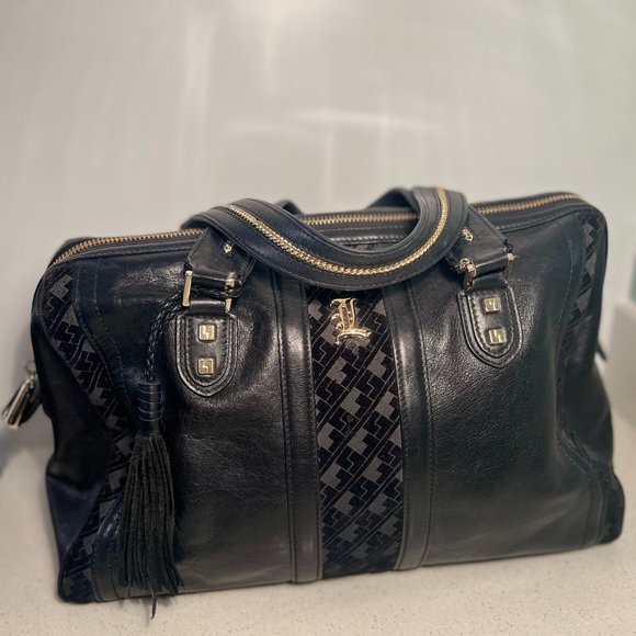 L.A.M.B. Handbags - Gwen Stefani Lamb Black Leather Satchel